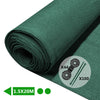 Brise vue occultant en HDPE 150g/m² 1.5x20m avec attaches de fixation vert - vuunut.com