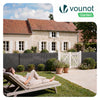 Clôture en canisse PVC 100x500cm Anthracite - vuunut.com