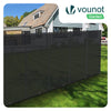 Brise vue occultant en HDPE 90g/m² 1.8x20m avec attaches de fixation anthracite - vuunut.com