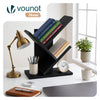 Bibliotheque Arbre etagere a Livres 30x16x40.5cm Noir - vuunut.com