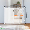 Barriere de securite retractable HAUTE 180x96cm blanc - vuunut.com