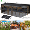Housse salon de jardin bache de protection 420D 242x162x73cm noire - vuunut.com