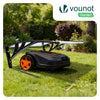 Garage de tondeuse robot Abri 82x80x46 cm Renfort Alu transparent - vuunut.com