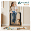 Barriere de securite a pression sans percage Largeur 75-82cm Metal noir - vuunut.com
