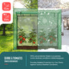 Serre de jardin Serre tomates avec porte et fenetres moustiquaire bache PE renforcee 135g/m2 200x77x170cm Vert - vuunut.com