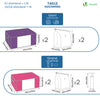 Housse de rangement sous vide grande capacite avec pompe Lot de 9 pcs - vuunut.com