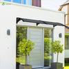 Auvent de porte marquise 200x80 cm en Polycarbonate anti UV Anthracite - vuunut.com