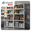 Etagères de rangement charge lourde robuste à 5 niveaux 70x30x150cm - vuunut.com