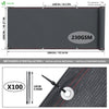 Brise vue occultant en HDPE 230g/m² 1x20m avec attaches de fixation anthracite - vuunut.com