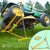 Leve tracteur Tondeuse Supporte 400 kg max Jaune - vuunut.com