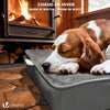 Matelas panier pour chien avec tapis gel rafraichissant amovible 75x50cm - vuunut.com