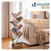 Bibliotheque Arbre etagere a Livres 38x19x113cm Blanc - vuunut.com