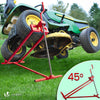Leve tracteur Tondeuse Supporte 400 kg max Rouge - vuunut.com