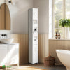 Meuble rangement salle de bain Haut colonne 180x20x20cm MDF blanc - vuunut.com
