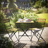Ensemble bistro extérieur 1 table 2 chaises bois - vuunut.com