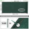 Brise vue occultant en HDPE 230g/m² 1x20m avec attaches de fixation vert - vuunut.com