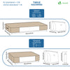 Lot de 5 Housses de rangement sous vide sous lit - vuunut.com
