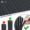 Canisse PVC brise vue ultra renforce avec attaches de fixation 80x500cm gris - vuunut.com