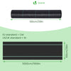 Toile de paillage contre les mauvaises herbes 50Mx1M Anti-UV 100g/m2 - vuunut.com
