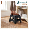 Tabouret pliant antiderapant 32x25x22 cm plastique noir - vuunut.com