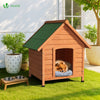 Niche pour Chien Extérieure en Bois 72x65x83cm - vuunut.com