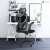 Fauteuil de Bureau Ergonomique pivotant avec appui tête et dossier toile respirant Noir - vuunut.com