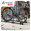 Ratelier range velo acier mural et sol 4 vélos Noir - vuunut.com