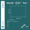 Bâche de Protection en Polyéthylène resistant et impermeable 180g/m² blanche 3x4m - vuunut.com