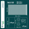 Brise vue occultant en HDPE 90g/m² 1.5x10m avec attaches de fixation anthracite - vuunut.com