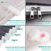 Lot de 9 sac de rangement sous vide Non Tisse XXL gris - vuunut.com