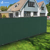 Brise vue occultant en HDPE 230g/m² 1x10m avec attaches de fixation vert - vuunut.com