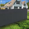 Brise vue occultant en HDPE 150g/m² 1.5x10m avec attaches de fixation anthracite - vuunut.com