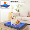 Matelas panier pour chien avec tapis gel rafraichissant amovible 75x50cm - vuunut.com