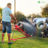 Leve tracteur Tondeuse Supporte 400 kg max Rouge - vuunut.com