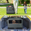 Sac transport pliable chien chat caisse cage portable 82x60x60cm gris - vuunut.com