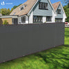 Brise vue occultant en HDPE 230g/m² 1x20m avec attaches de fixation gris - vuunut.com