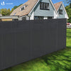Brise vue occultant en HDPE 150g/m² 1.8x20m avec attaches de fixation anthracite - vuunut.com
