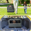 Sac transport pliable chien chat caisse cage portable 70x52x52cm gris - vuunut.com