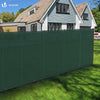 Brise vue occultant en HDPE 150g/m² 1.5x20m avec attaches de fixation vert - vuunut.com