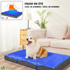 Matelas panier pour chien avec tapis gel rafraichissant amovible 115x80cm - vuunut.com