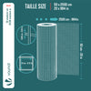 Grillage a maille soude en acier gaine PVC 13mm fil 0.8mm 0.5x25m gris - vuunut.com