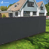 Brise vue occultant en HDPE 230g/m² 1.5x10m avec attaches de fixation anthracite - vuunut.com