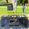 Sac transport pliable chien chat caisse cage portable 60x44x44cm gris - vuunut.com