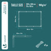 Bâche de Protection en Polyéthylène resistant et impermeable 180g/m² blanche 2x3m - vuunut.com
