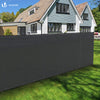 Brise vue occultant en HDPE 150g/m² 1x20m avec attaches de fixation anthracite - vuunut.com