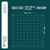 Couette temperee doux avec rembourrage polyester 300gsm 200x200cm blanc - vuunut.com