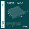 Lot de 11 dalles clipsables exterieures 30x30cm en Composite WPC Couleur bois - vuunut.com