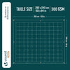 Couette temperee doux avec rembourrage polyester 300gsm 260x240cm blanc - vuunut.com