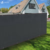 Brise vue occultant en HDPE 230g/m² 1.8x10m avec attaches de fixation anthracite - vuunut.com