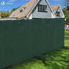 Brise vue occultant en HDPE 150g/m² 1.8x20m avec attaches de fixation vert - vuunut.com